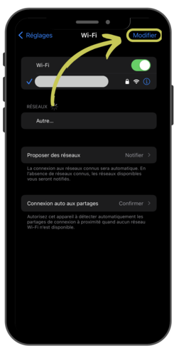 comment trouver le mot de passe wifi sur iphone