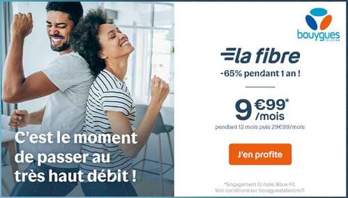 Pub box internet pas cher pour étudiant Bouygues